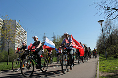 Велопробег прошёл на юге Москвы